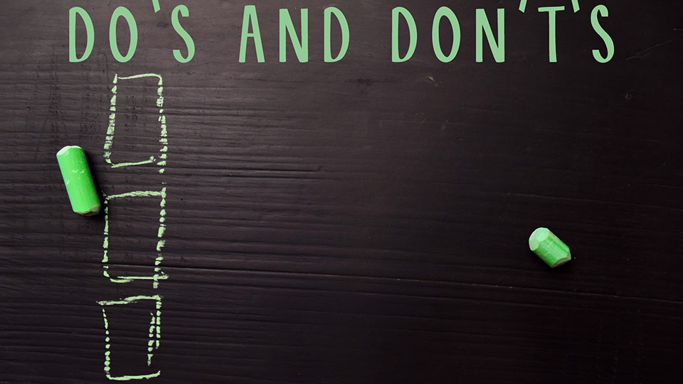 cv dos en don'ts